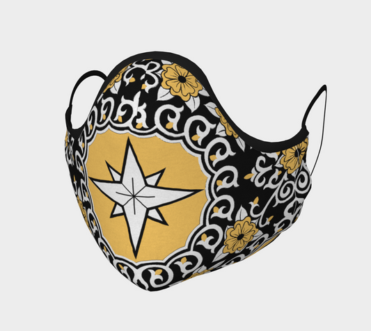 Compass Rose Gold Mask